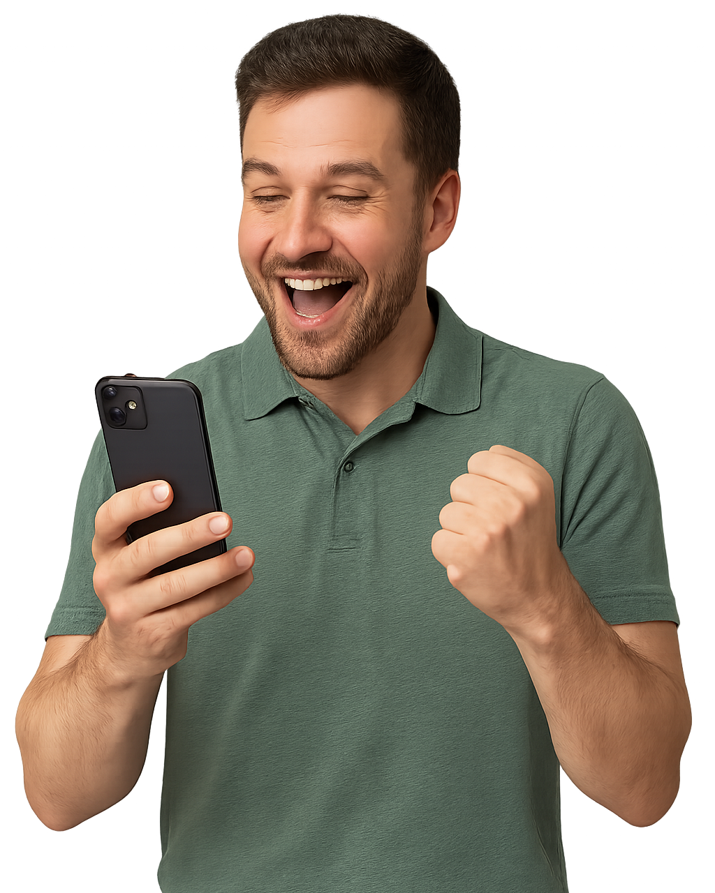 Homem no celular